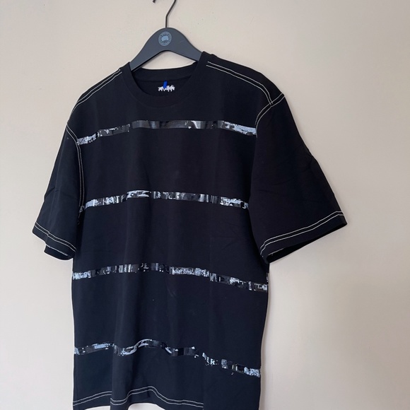 ADER ERROR TAPE T-SHIRT Black Sz A2 - Picture 6 of 10